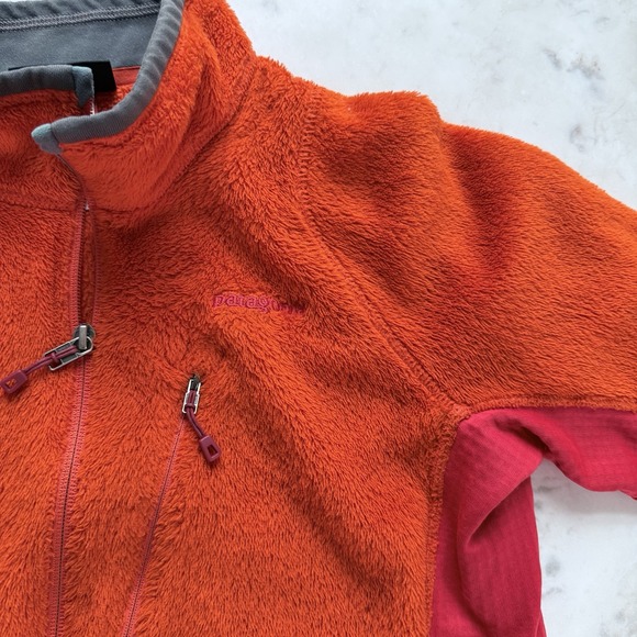 Patagonia R2 RegulatorJacket full zip Mens Small Eclectic Orange High Pile - Picture 4 of 16
